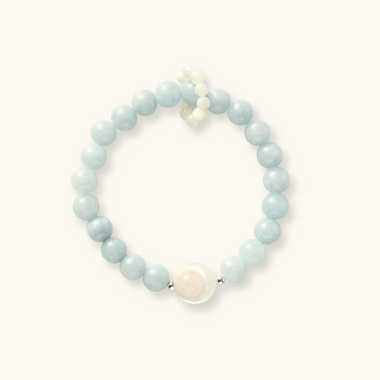 Aqua Serene Aquamarine Bracelet