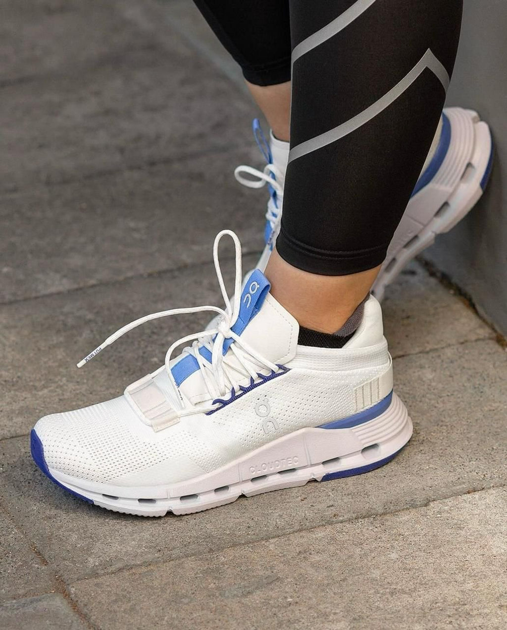 On Cloudnova Sneaker Undyed White