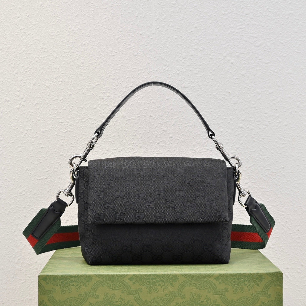 Gucci GG Canvas Small Top Handle Crossbody Bag – 821617
